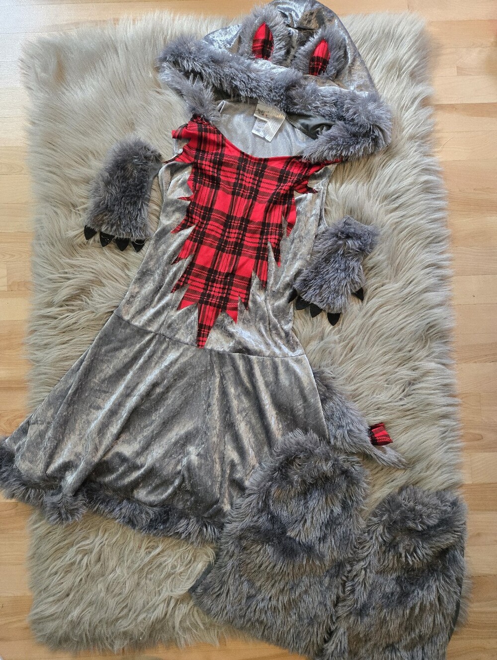 Halloween Werewolf Girls Costume Set